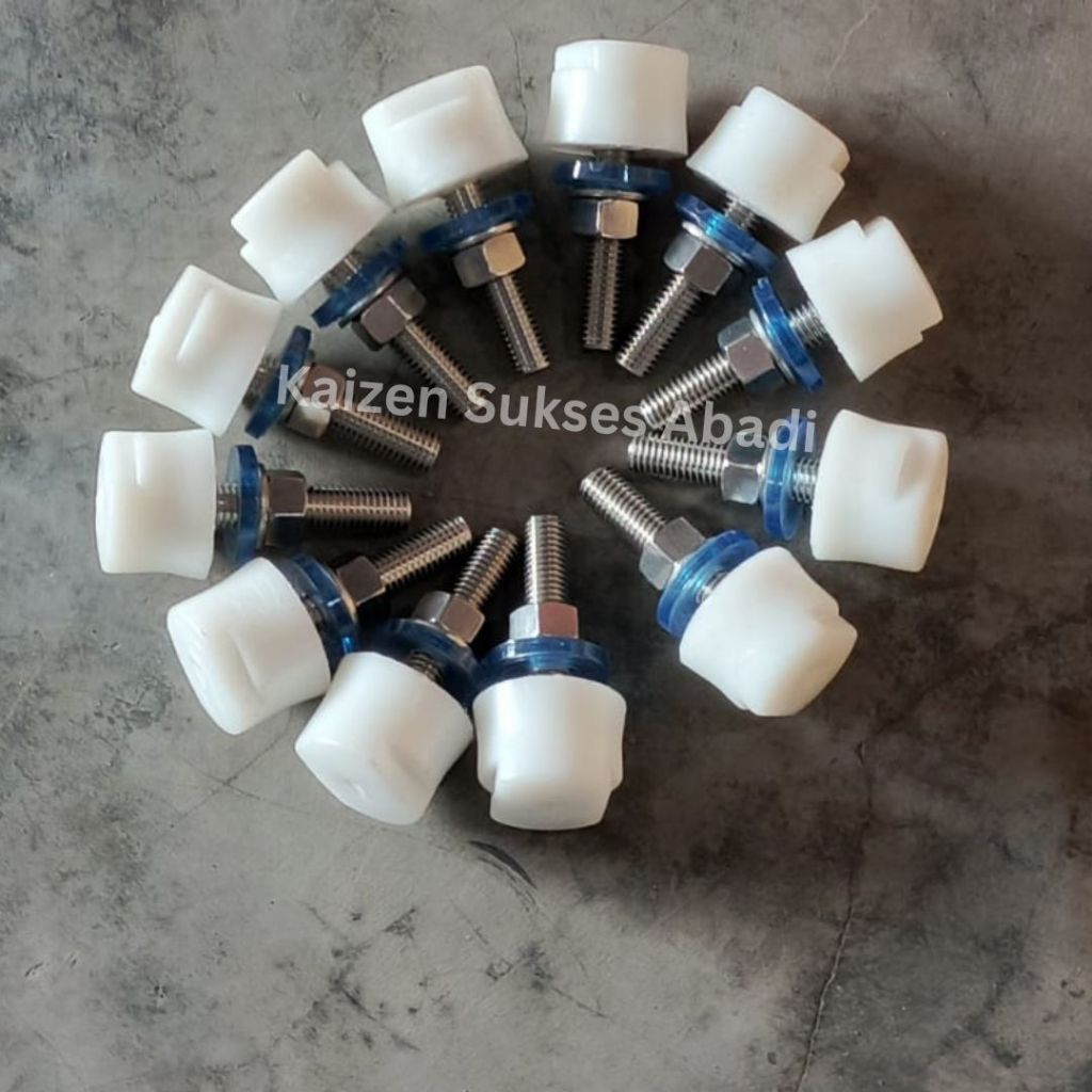 [PRE-ORDER] Baut mur moor flang flange drat bolt stainless steel untuk tandon tangki toren air plast