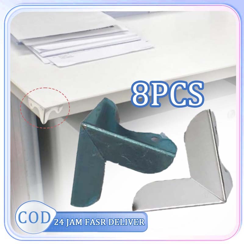 8pcs Siku Hardcase Aluminium Siku L Hardcase Siku Sudut Hard Case Tabrakan Siku Bok Siku