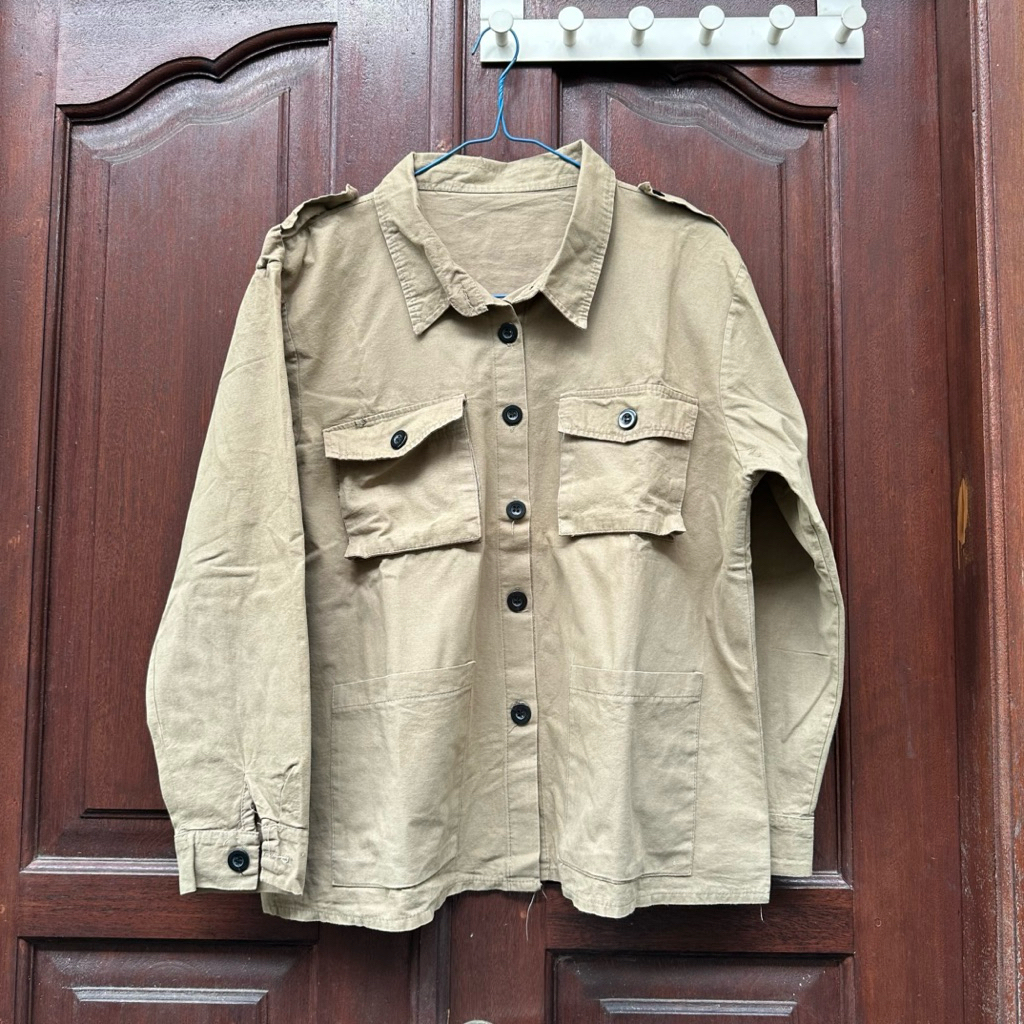 PL — Kemeja Semi Trucker Army