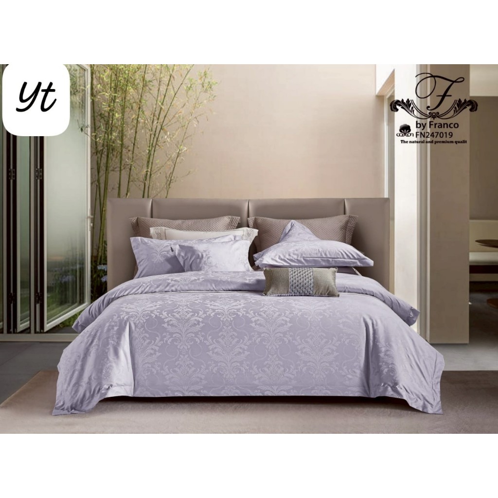 LADY SULTAN Bedcover Set Jacquard Cotton – Motif Timbul Elegan Part 2