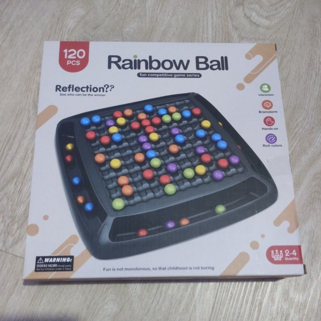HKW & JVN RAINBOW BALL FUN COMPETITIVE GAME SERIES (120pcs)