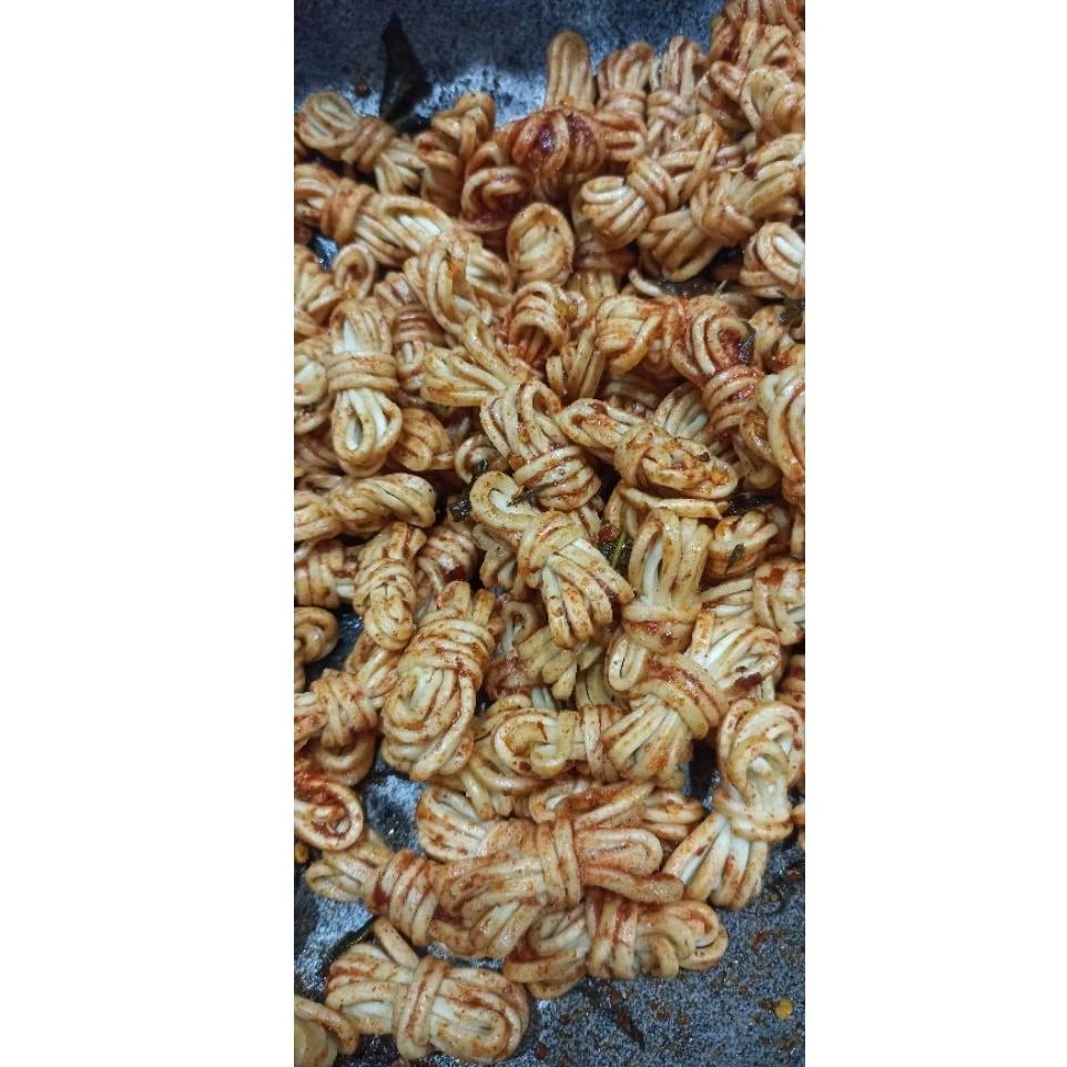 mie gulung ayam goreng kriuk/mie uwel kriuk