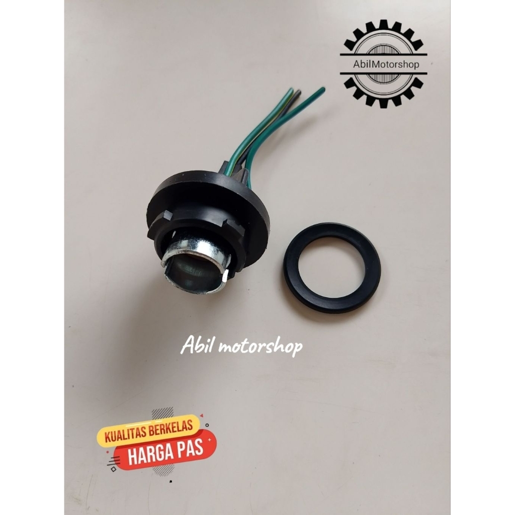Soket Fitting stoplamp lampu belakang Universal motor - mobil