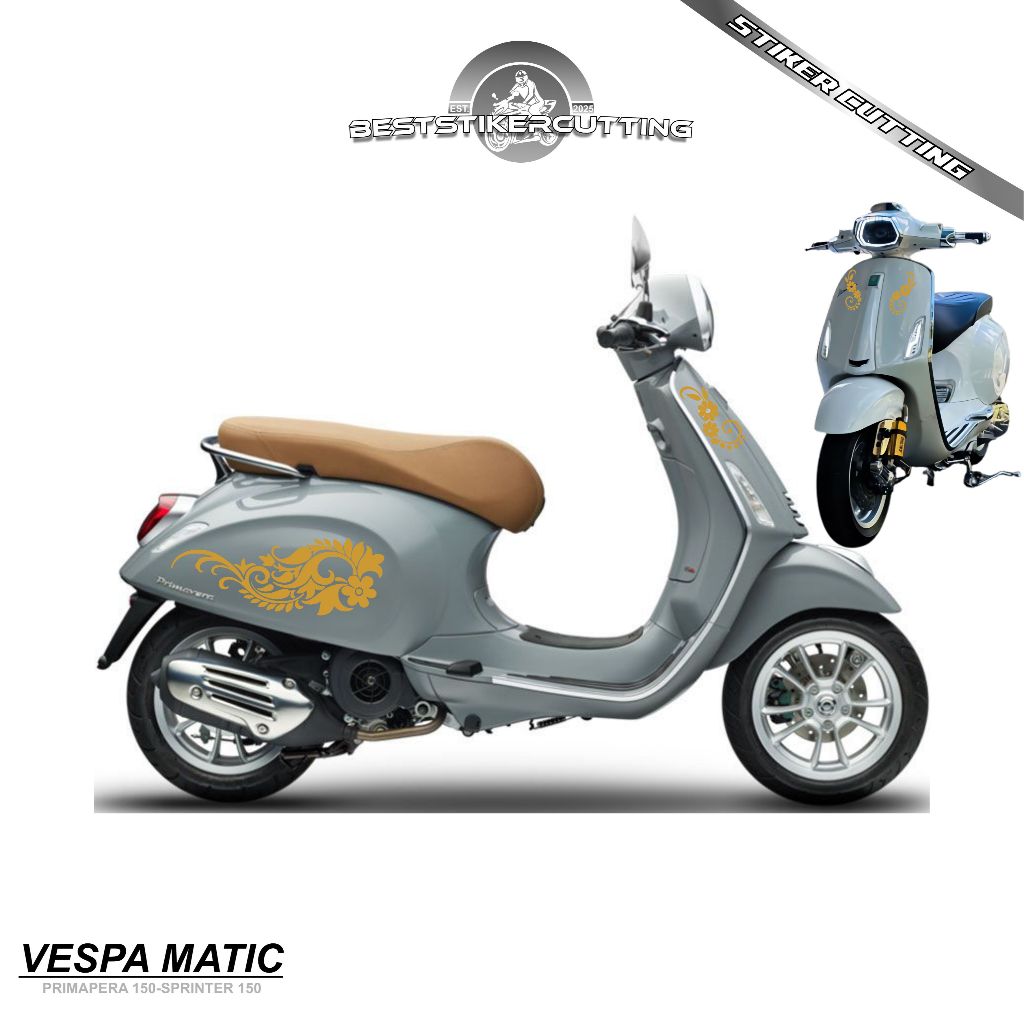STRIPING CUTTING VESPA MATIC MOTIF 08 / VESPA SPRINT / VESPA PRIMAVERA / VESPA PRIMAVERA S 150 IGET 