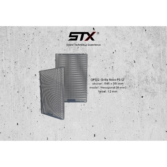 STX GRILLE : Grille atau Ram Speaker NEXO PS 12"