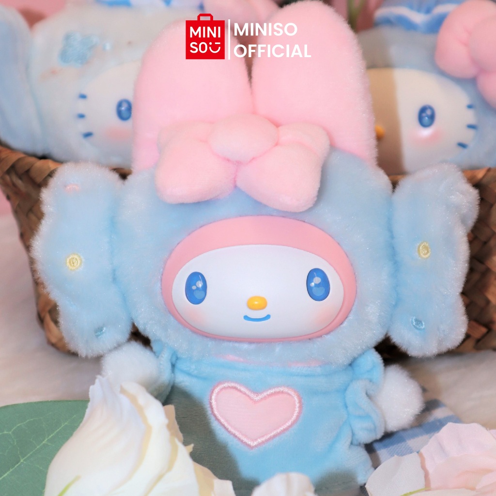 MINISO TOY x Sanrio Blue Flutter Series Vinyl Plush Boneka Sanrio Boneka Lucu Boneka Anak Boneka Kar
