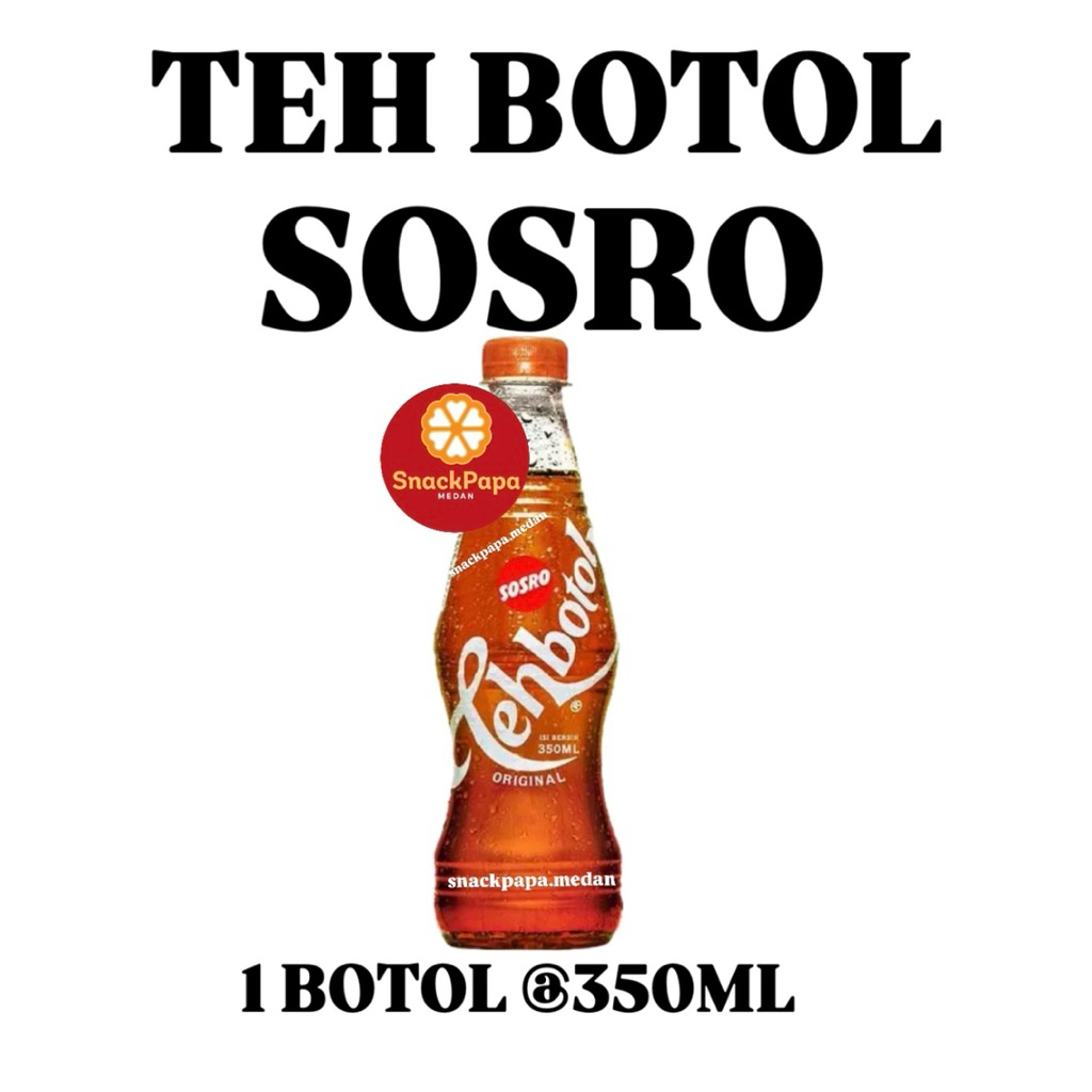 TEH BOTOL SOSRO [1 BOTOL @350ML] | TEH BOTOL SOSRO ORIGINAL | SOSRO TEH BOTOL | TEHBOTOL | SOSRO TEH