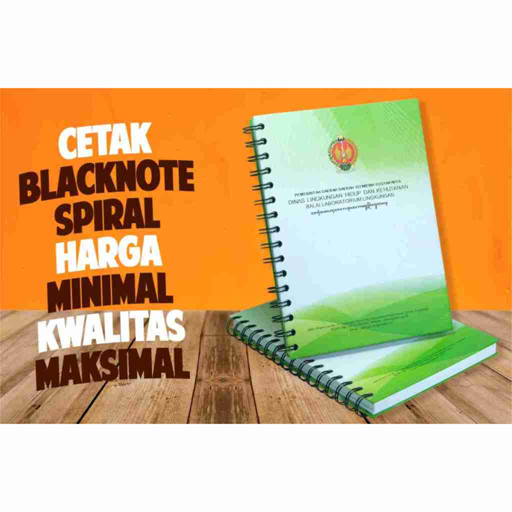 CETAK BLOCKNOTE CUSTOM JILID SPIRAL