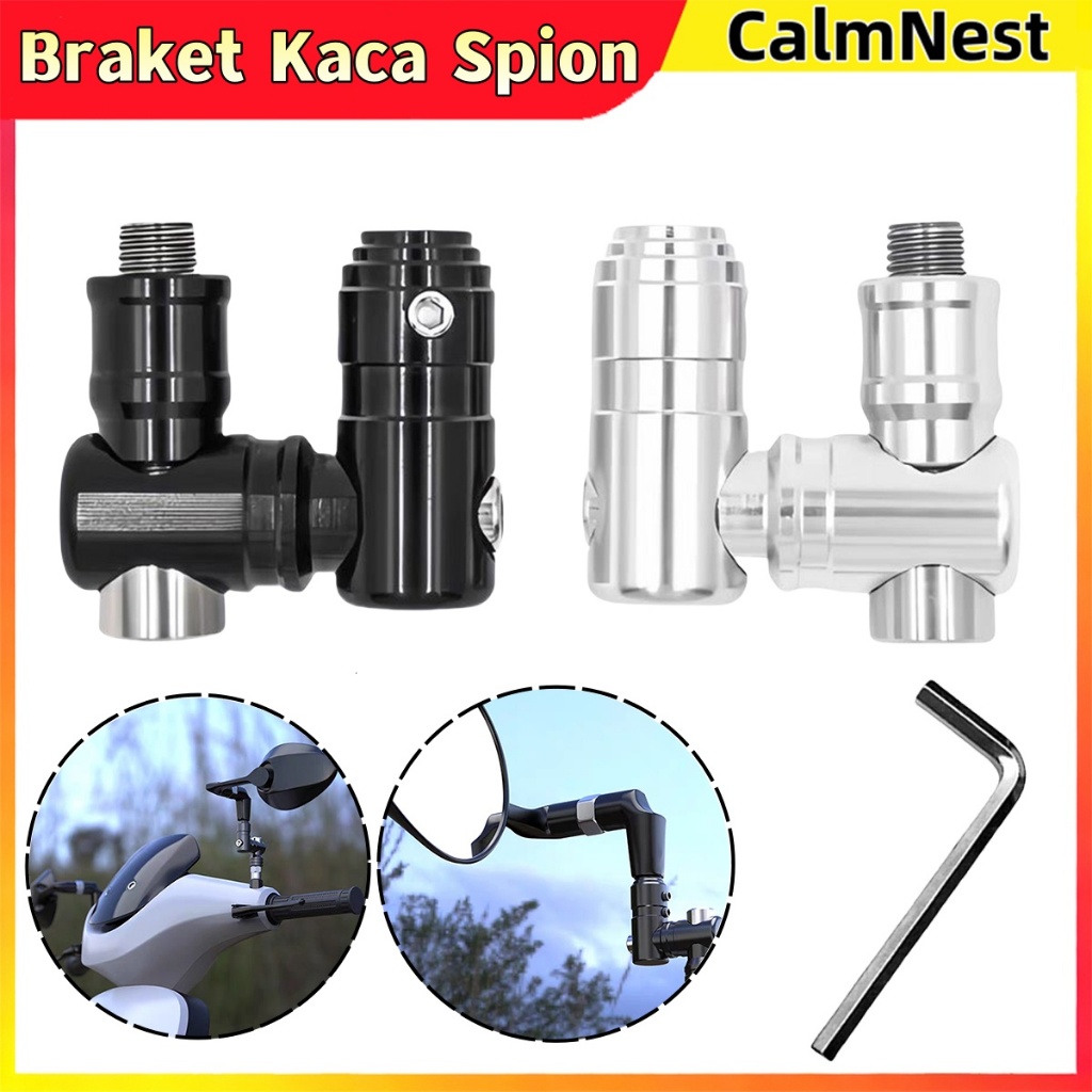 Arm Bracket Spion Honda Yamaha - Bracket Spion Full CNC Arm Spion Honda Bracket Spion Yamaha Spion A