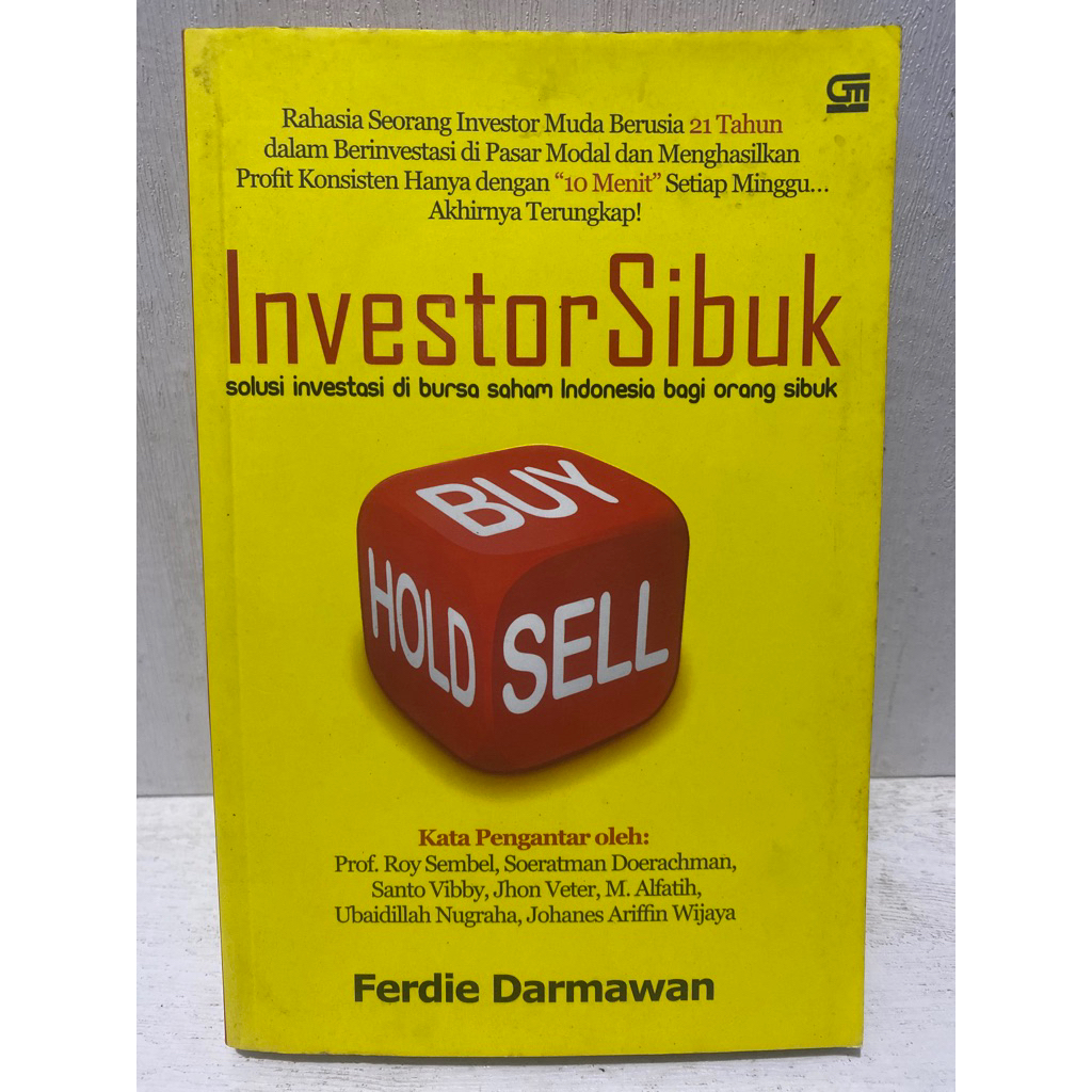 Buku Original INVESTOR SIBUK SOLUSI INVESTASI DI BURSA SAHAM INDONESIA BAGI ORANG SIBUK - FERDIE DAR