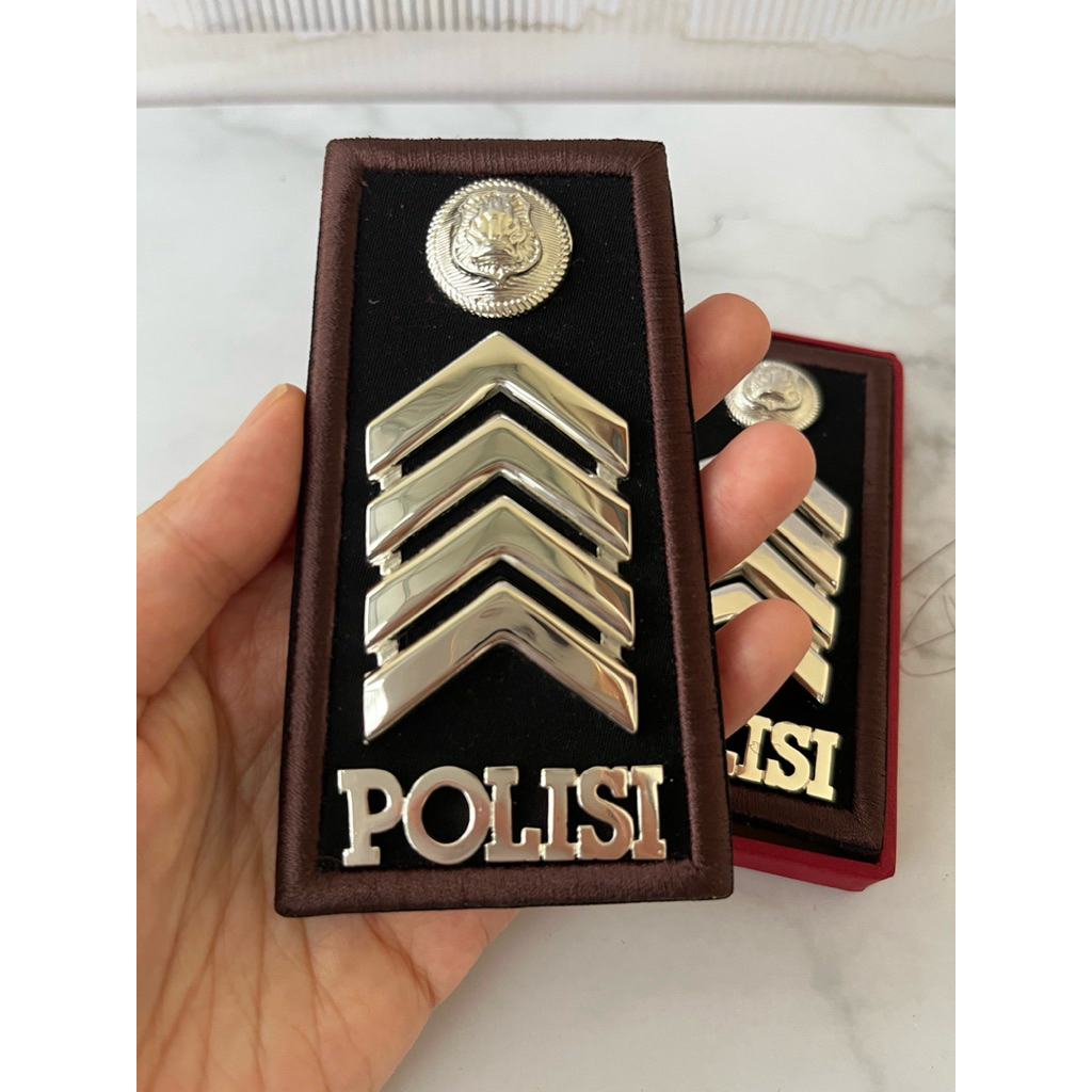 Pangkat pdh Bripka premium Terbaru Dasar Kain Sukabumi Atribut