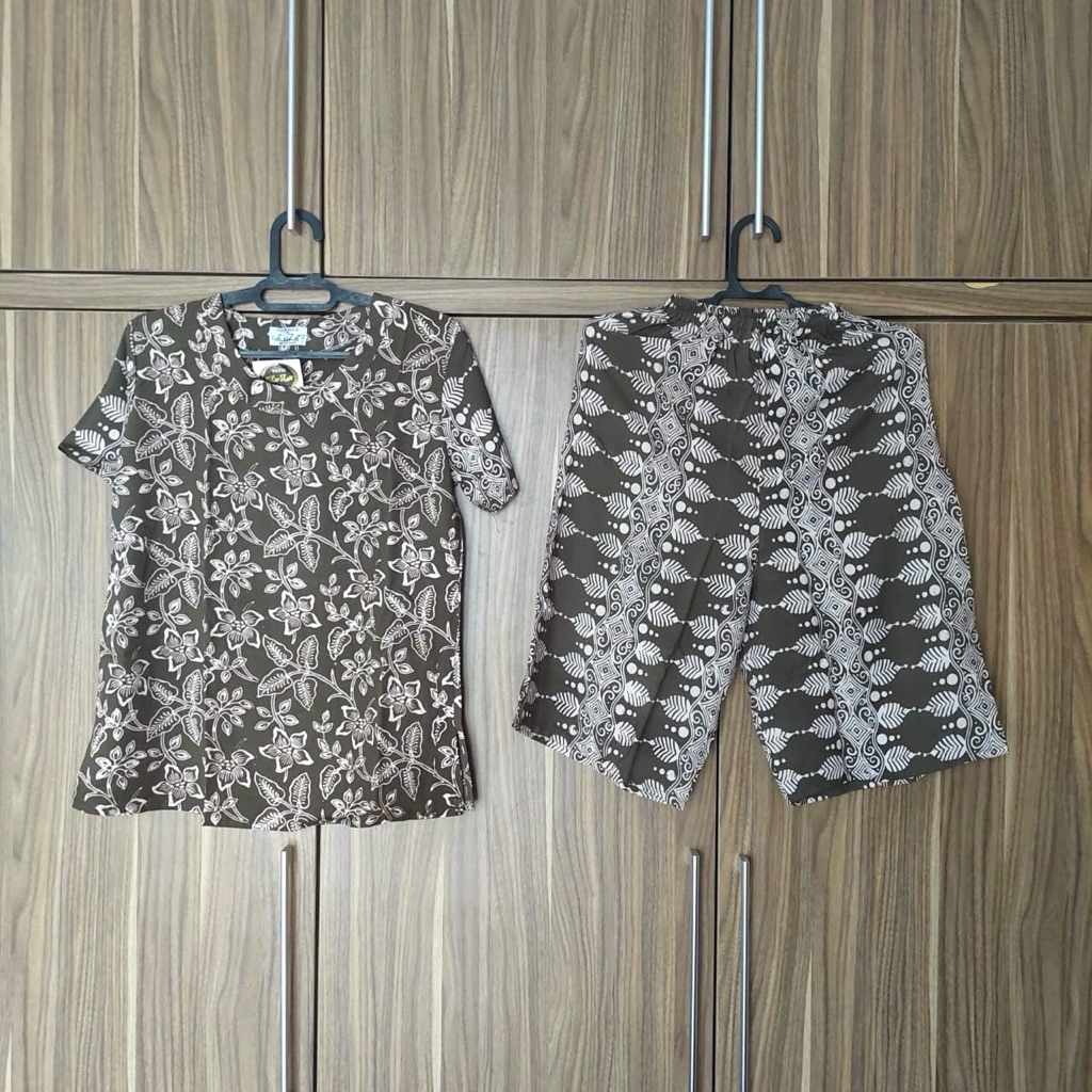 Setelan Luza ABG Celana 3/4 by Batik Luza Pekalongan