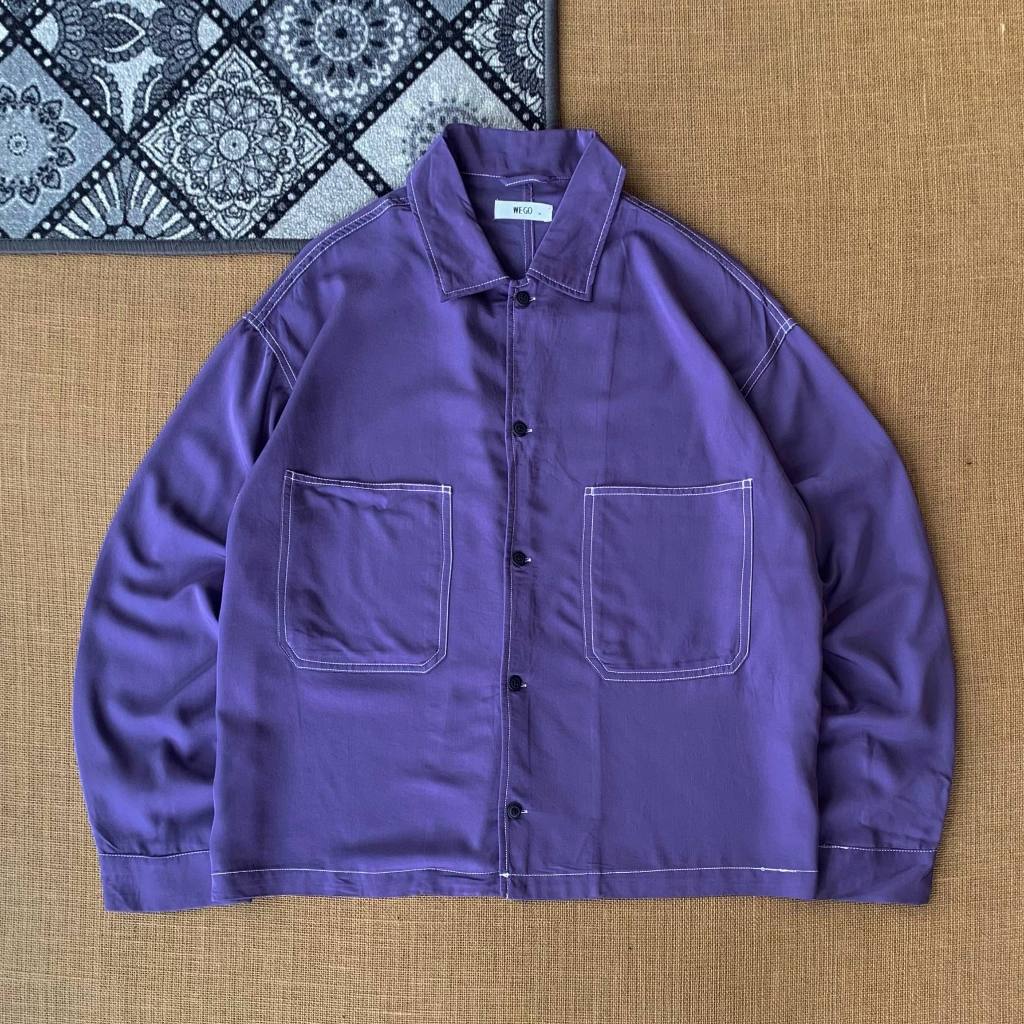 kemeja Wego size M oversize (seperti baru) 100% original 201125K