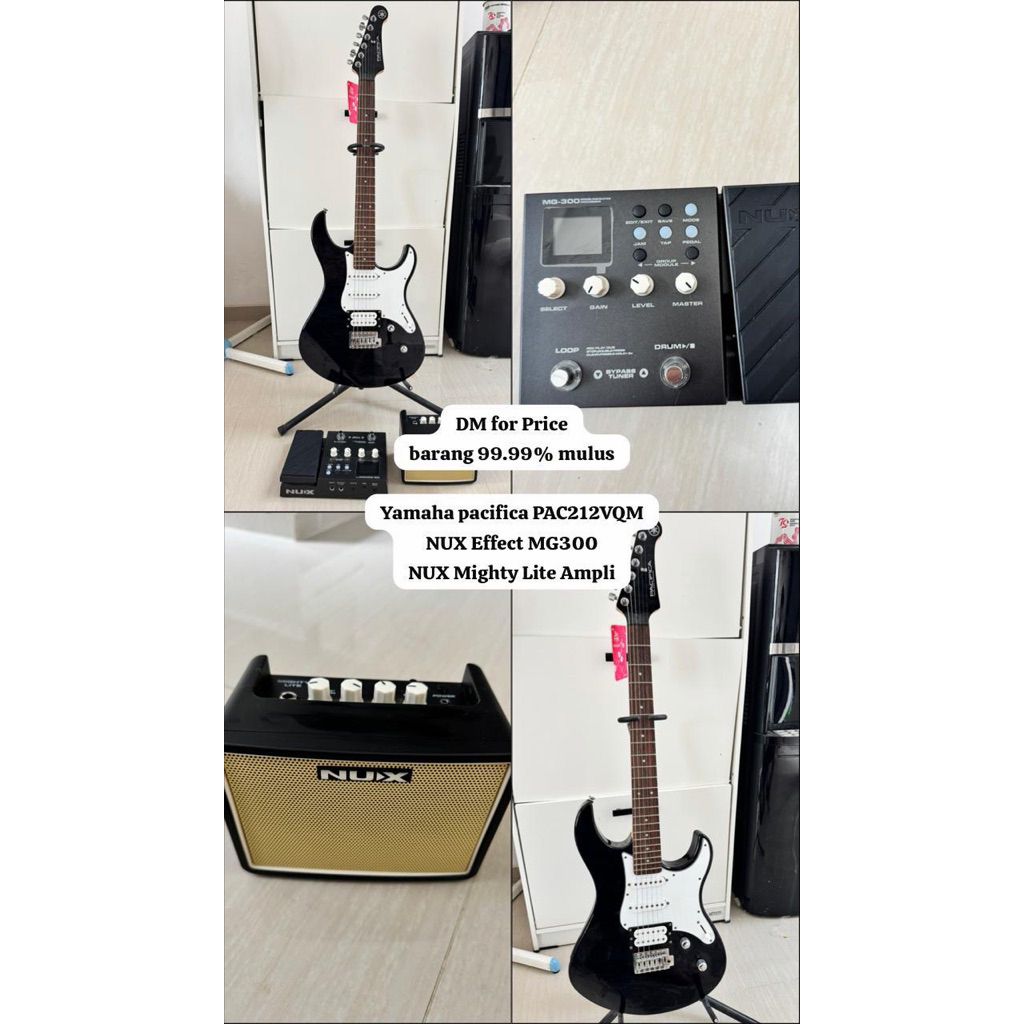 gitar listrik yamaha 1 set