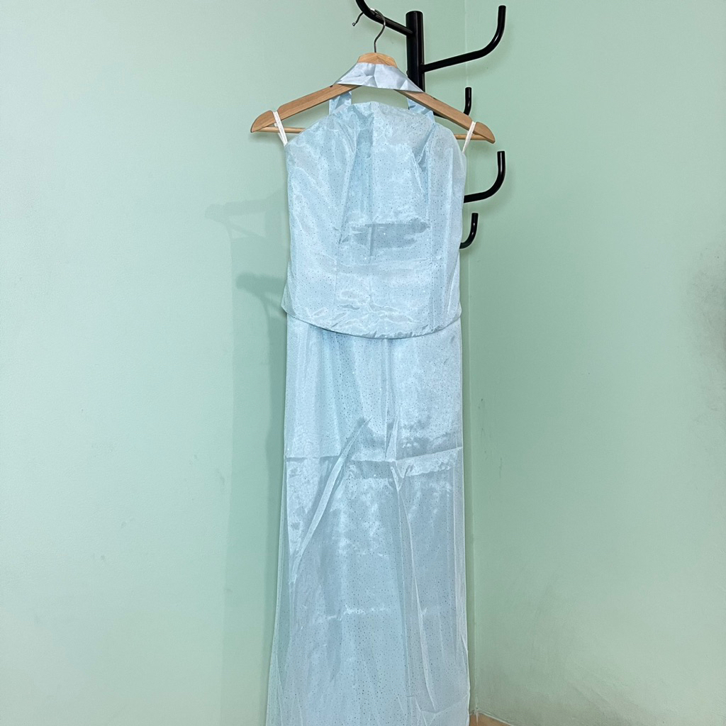 Baby Blue A Long Dress Kondangan [PRELOVED]
