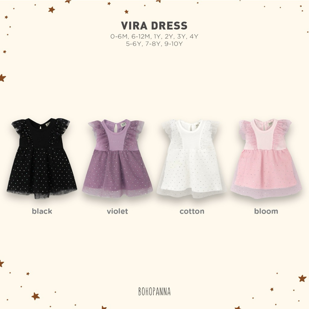 Makassar Bohopanna Vira Dress | Dress Bayi | Dress Anak