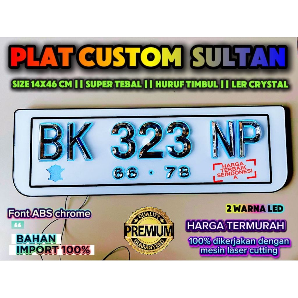Plat Led Mobil