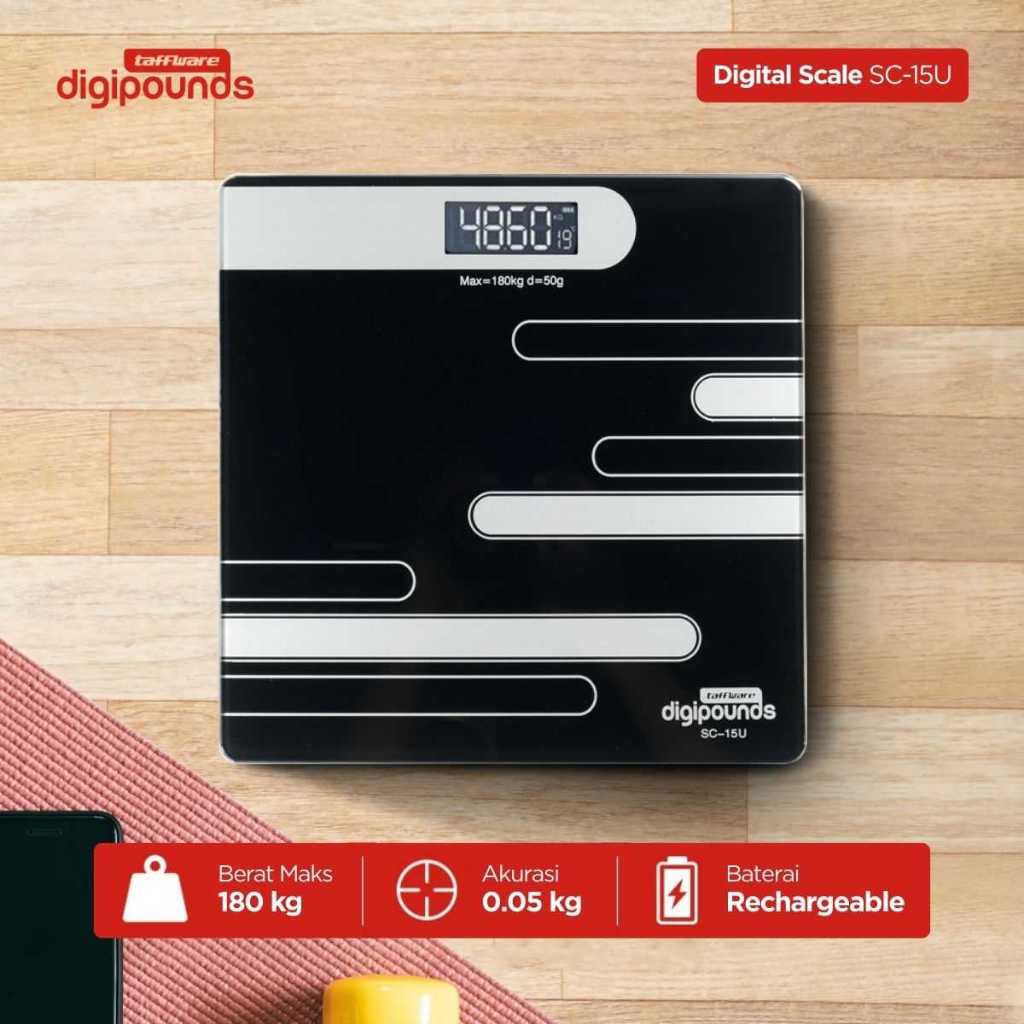 Taffware Digipounds Digital Scale 180kg LCD
