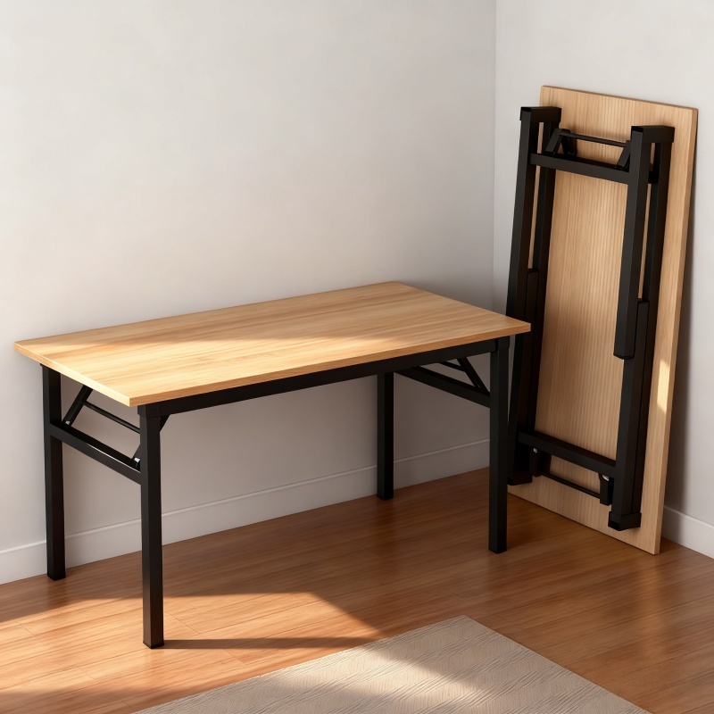 [Surabaya Express]Meja Lipat 120CM Meja Makan Lipat Portable Meja Luar Ruang Untuk Jualan Kaki Lima