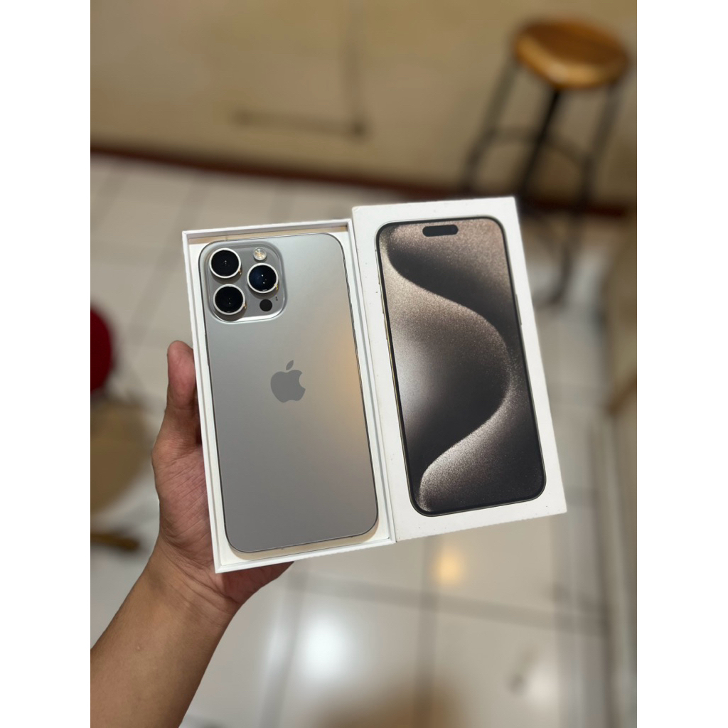 Iphone 15 pro max 256gb ibox resmi fullset original