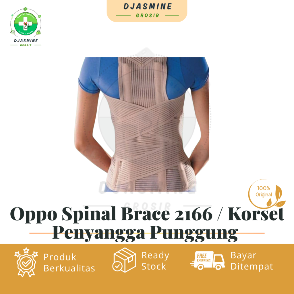 Oppo Spinal Brace 2166 / Korset Penyangga Punggung TLSO/ Korset Penegak Tubuh
