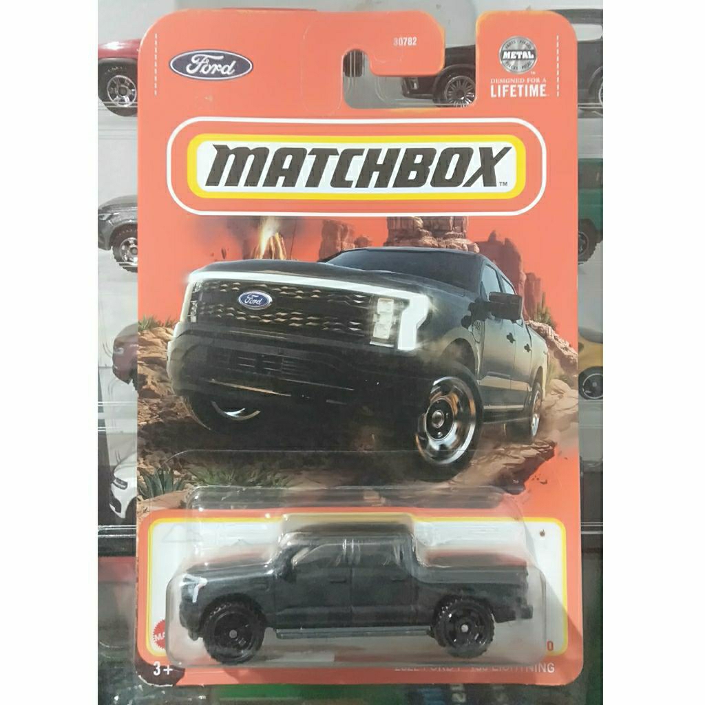 Matchbox Ford f150 lightning hitam doff