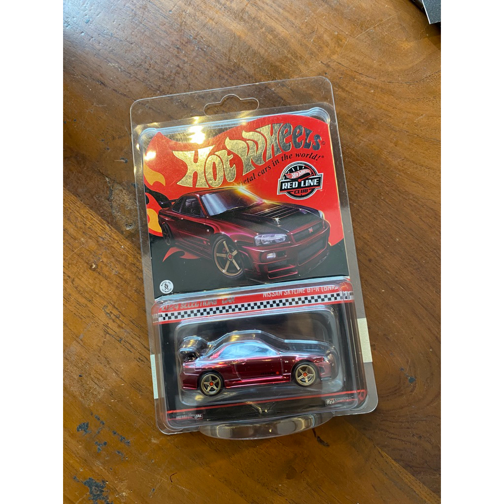 Hotwheels RLC Nissan Skyline R34 Oxblood