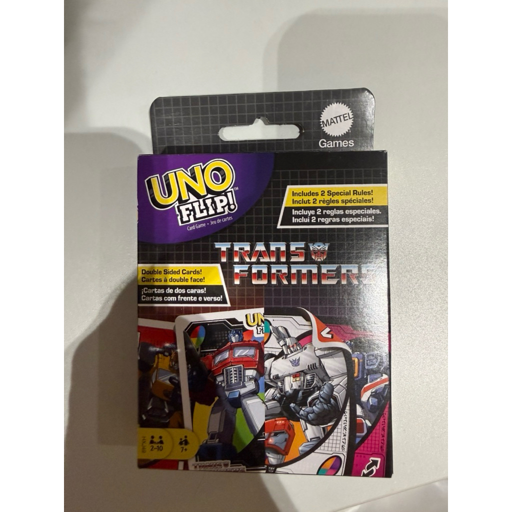 Uno Transformers Kartu Flip Cards
