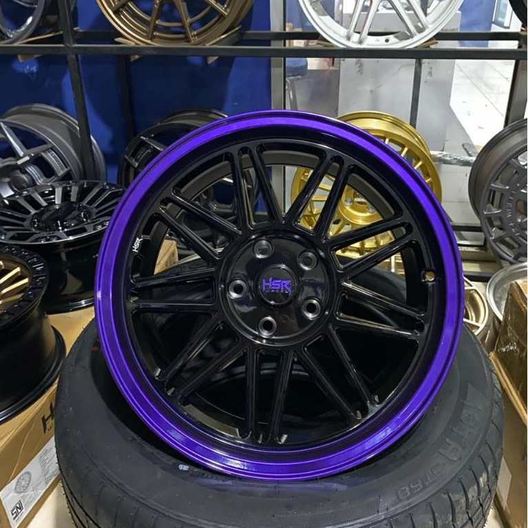Velg Mobil Hsr Toba Ring 17 Lebar 8,5 Hole 5x114.3 ET 22 Cocok Mobil Innova,Brv,Crv,Hrv dll