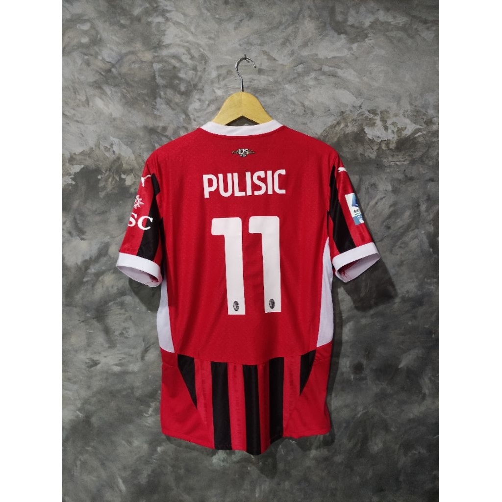 jersey Pi AC Milan Home 2024-25  Nemset Pulisic #11. Size XL BNWT
