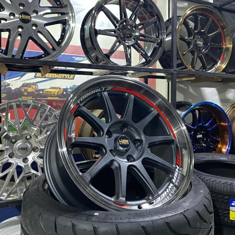 Velg Mobil Hsr Toboali Ring 17 Lebar 8,5 Hole 5x114,3 ET 22 Cocok Mobil Innova,Rv,Brv,Hrv,Civic dll