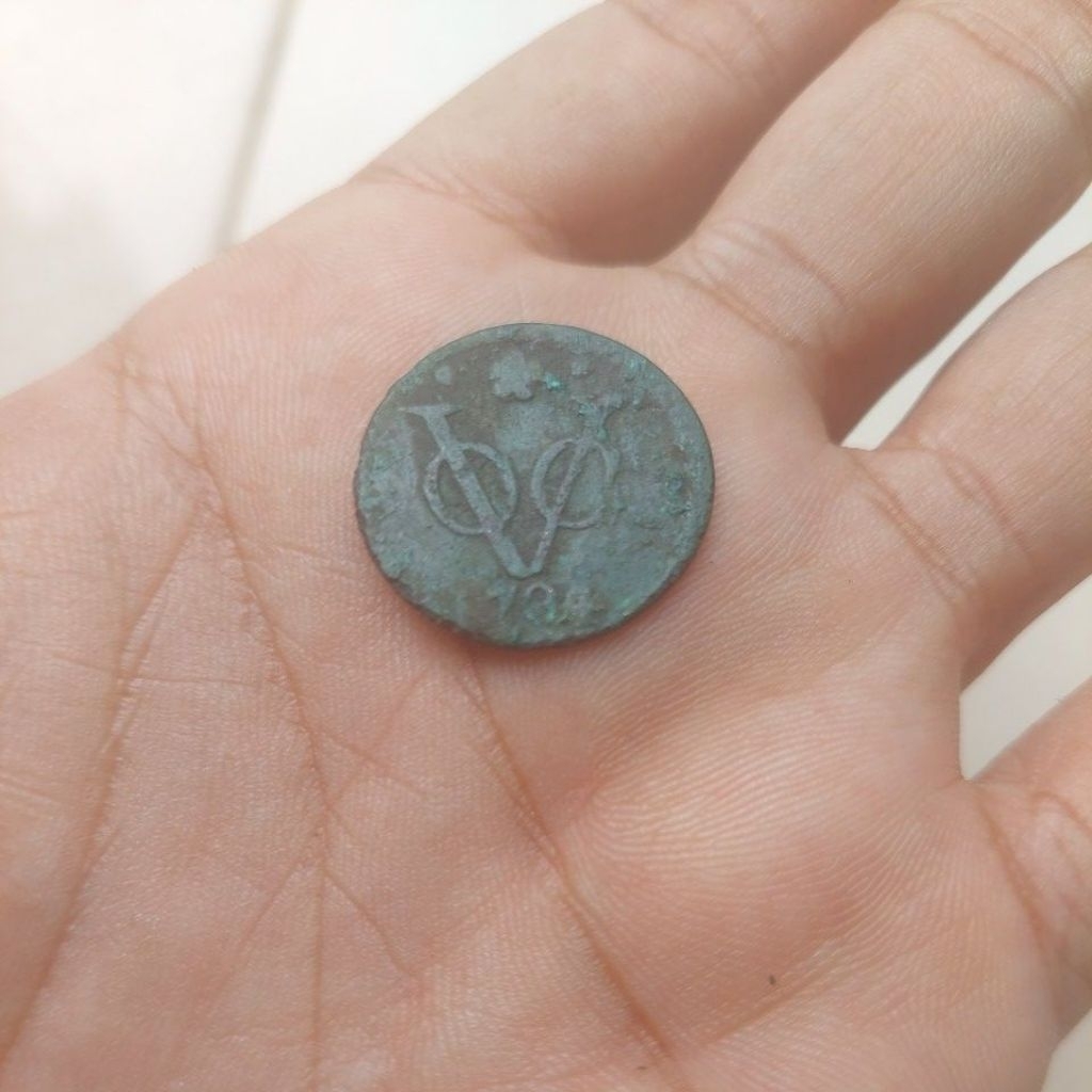 Koin voc Holland tahun 1734