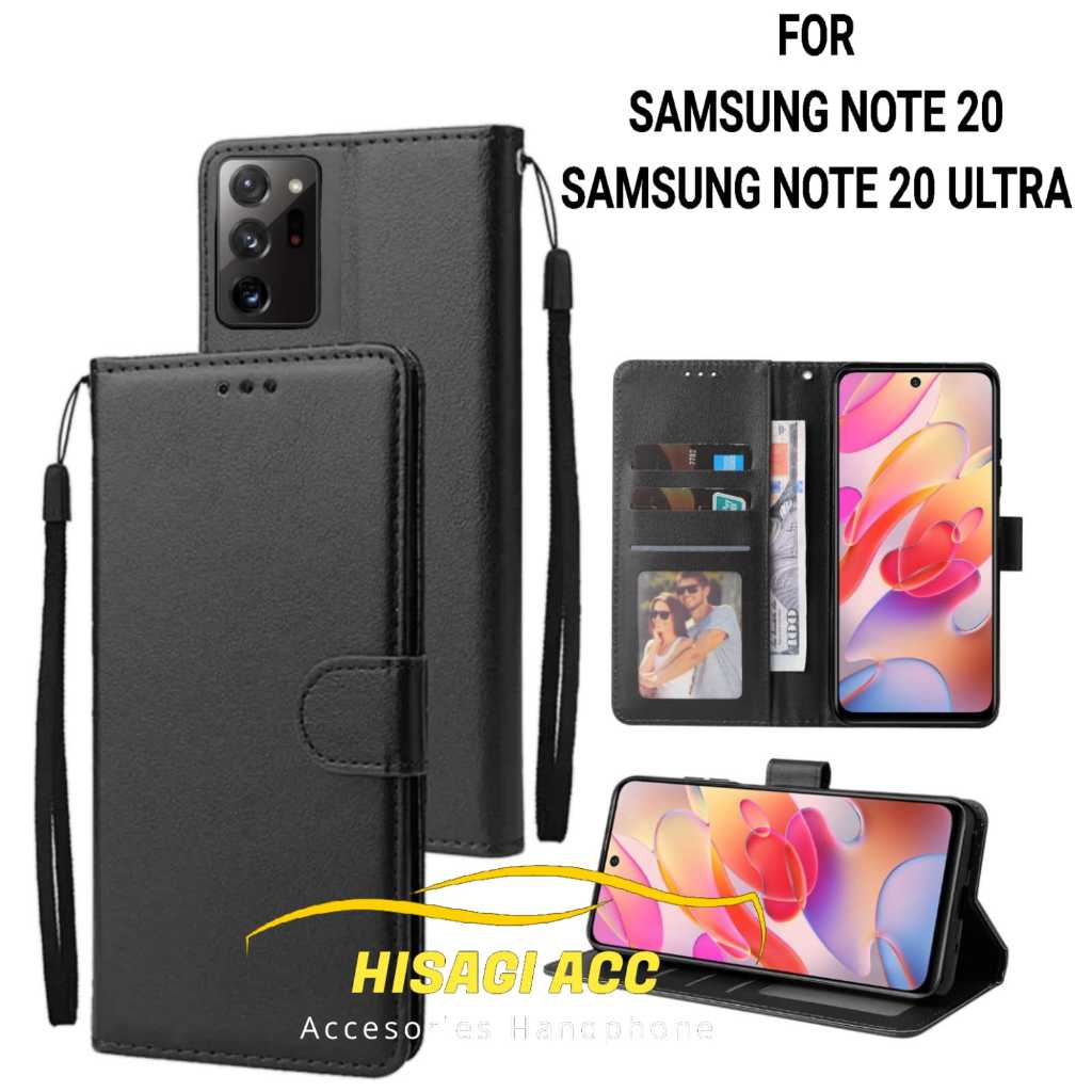 Casing Hp Cover hp Untuk SAMSUNG GALAXY NOTE 20 / NOTE 20 ULTRA Leather Flip Case Dompet