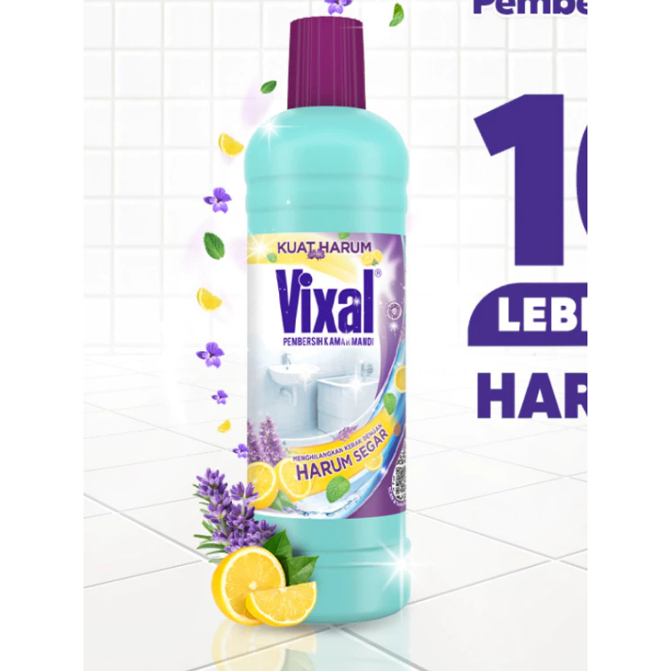 Vixal Pembersih Porselen & Kamar Mandi HCl Anti Kerak Bandel Kuat Harum