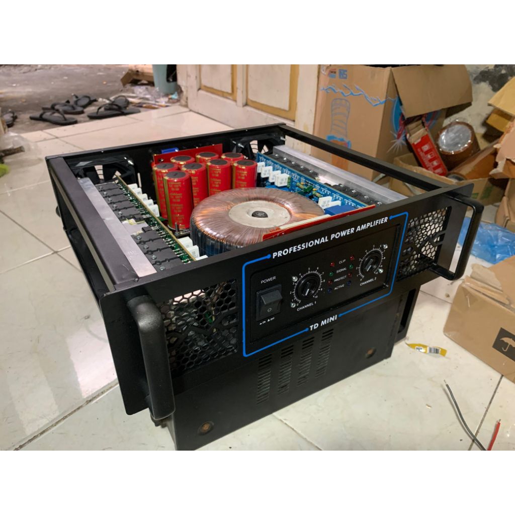 Power Amplifier 10amper ct45 Include Sofstart+Protek