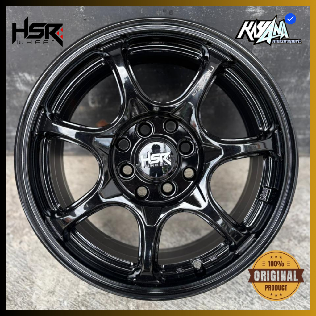 Velg Mobil Ring 15 Mobil Avanza Xenia Brio Mobilio Vios Velg Racing HSR ARU R15 Lebar 6.5 Et 45