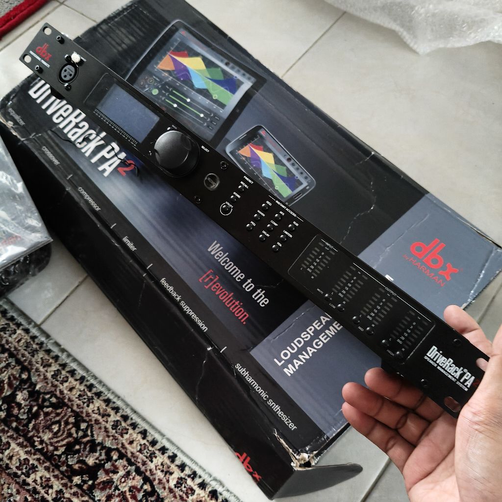management speaker aktif dlms dbx driverackPA2 android audio sound asesoris rak managemen karaoke st