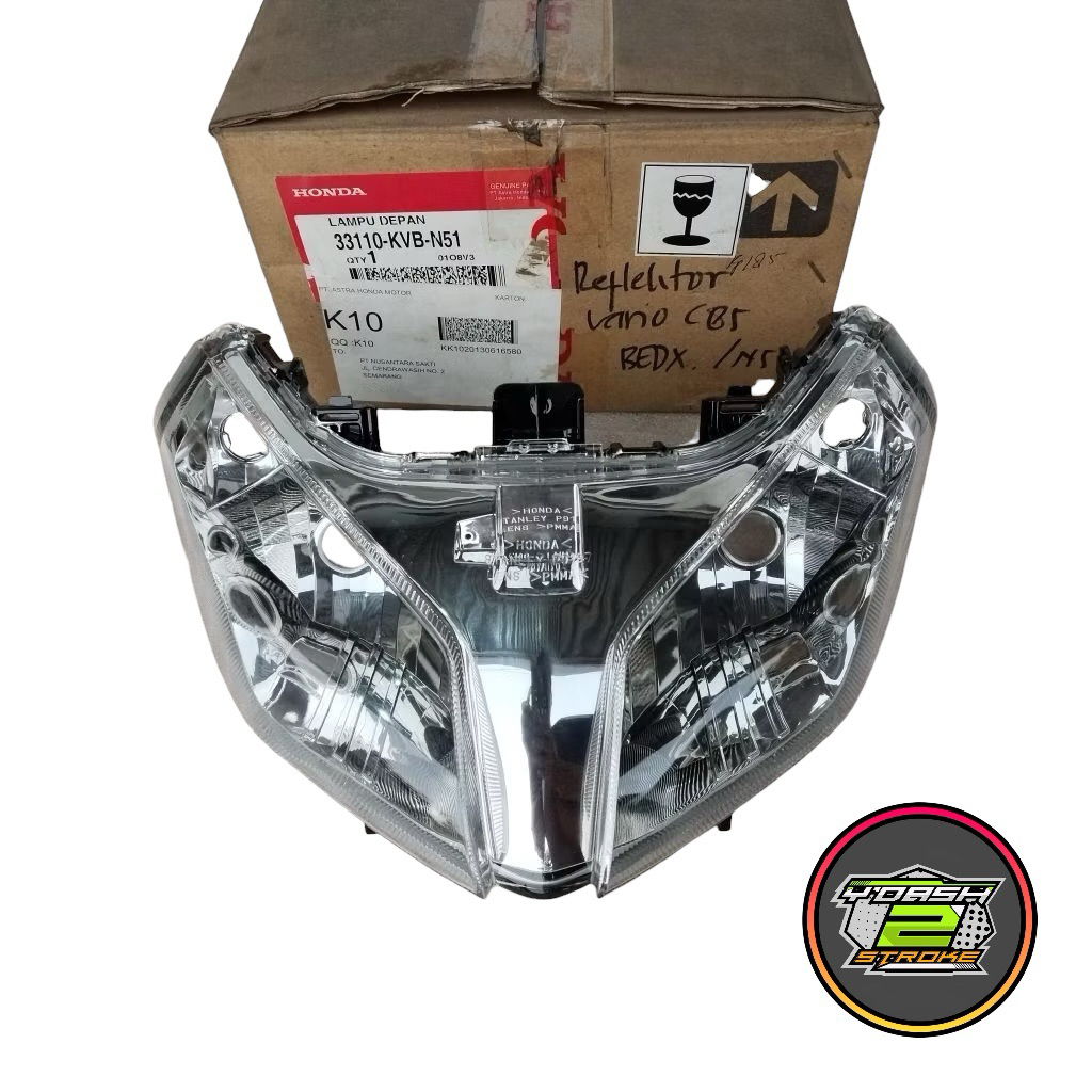 33110 KVB N51 REFLEKTOR LAMPU DEPAN VARIO 110 TECHNO 33110-kvb-n51