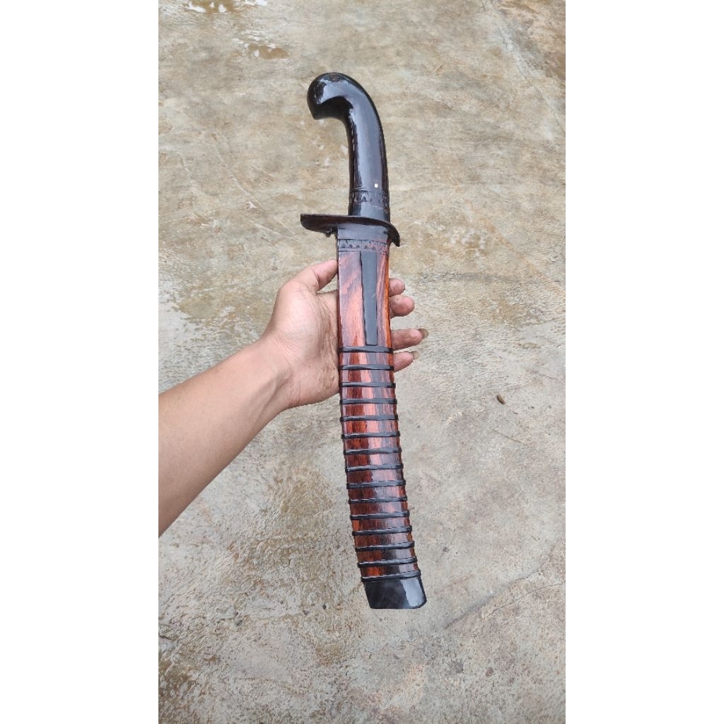 golok kerja kopak rawing full kayu sonokeling baja per sepuh air