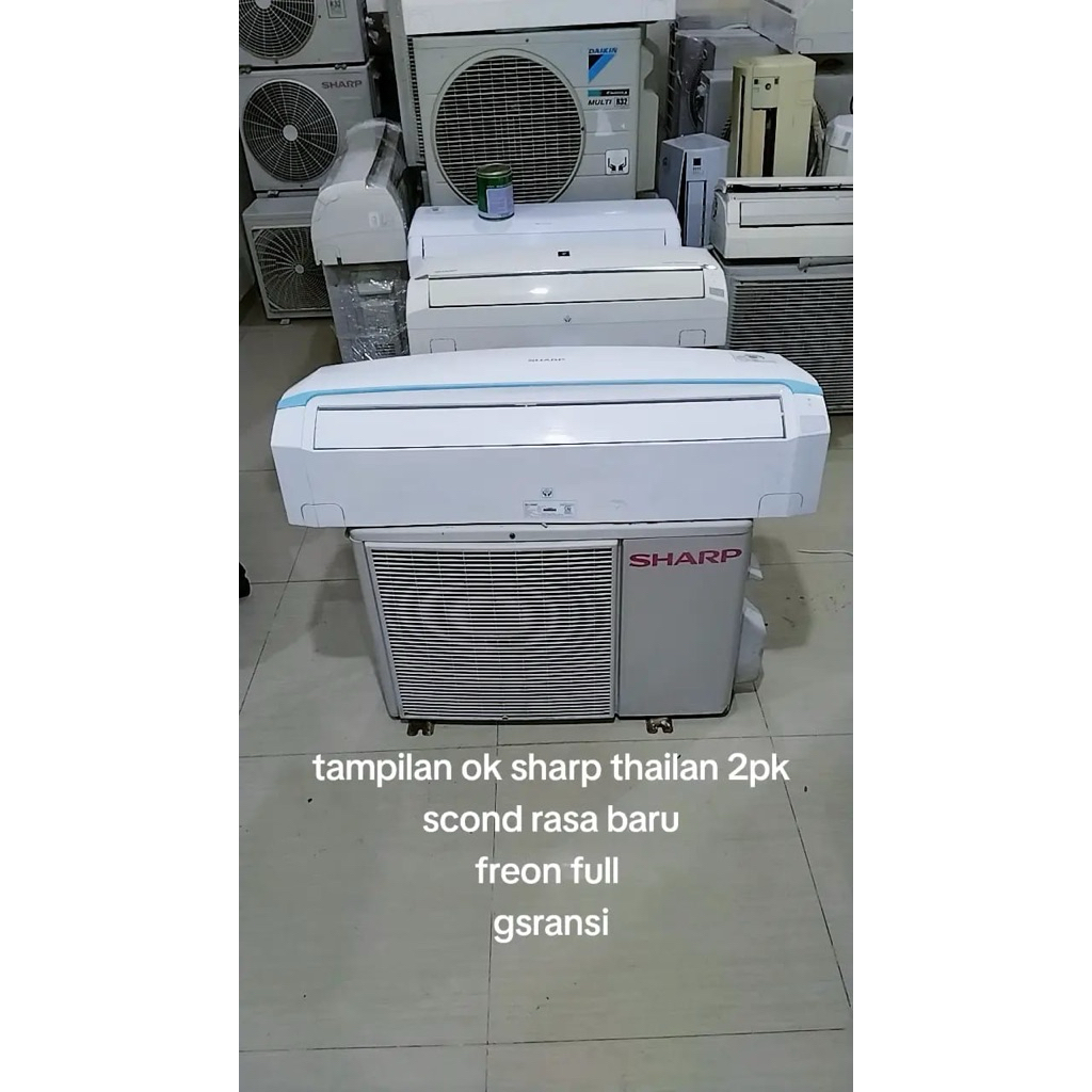 AC SHARP 2PK MULUS FREON FULL