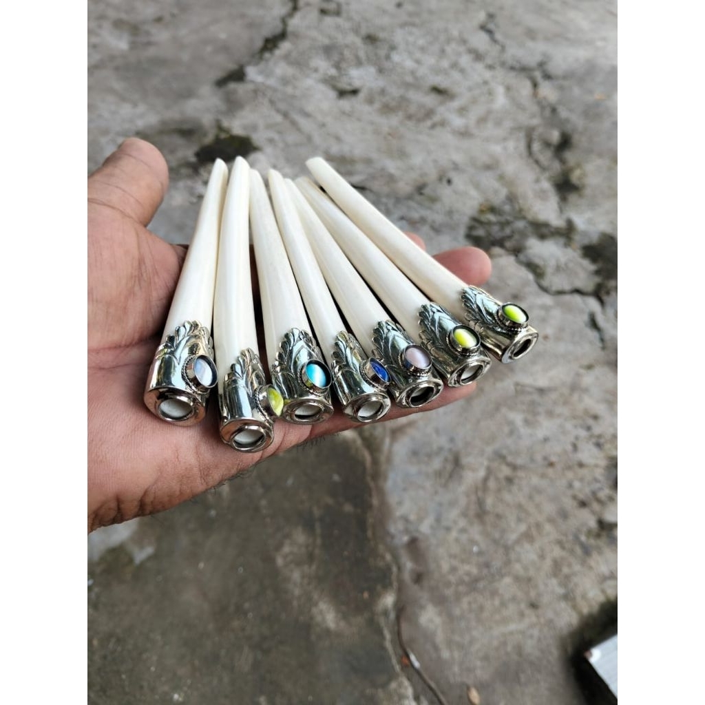 once pipa tulsap impor mahkota alpaka batu alam variasi