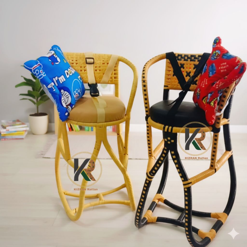 Boncengan Anak Kursi Rotan Untuk Motor Matic GRATIS Bantal Stang dan Sabuk Pengaman / Tempat Duduk