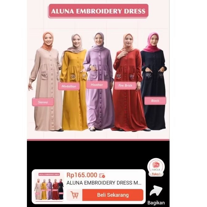 Preloved homedress Hagia.id