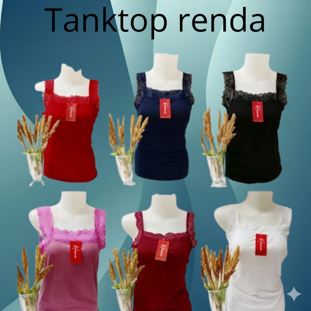 TANKTOP RENDA/TANKTOP WANITA RENDA