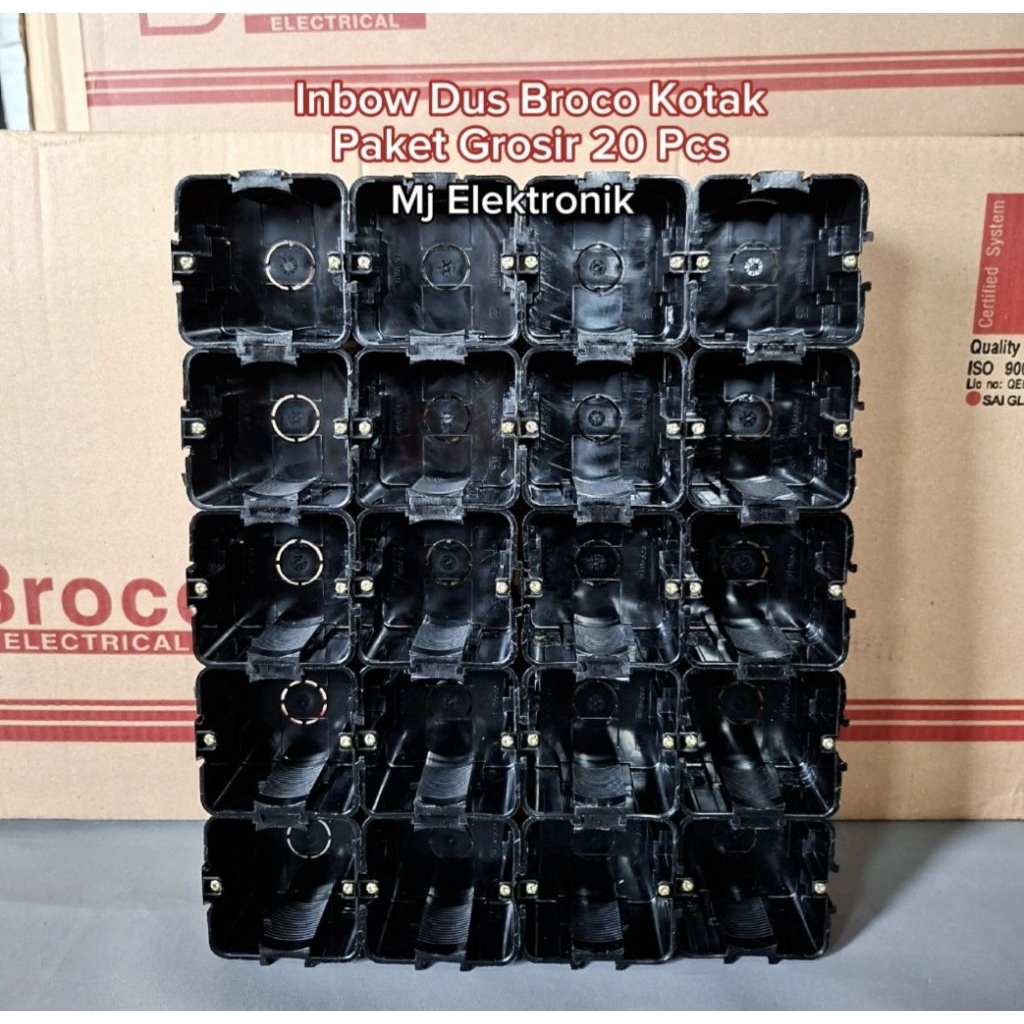 Inbow Dus Broco Kotak Paket Grosir 20 Pcs, Inbow Dus Saklar Broco SNI