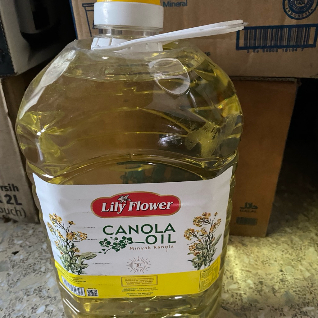 Lily Flower Canola Oil 5 Liter