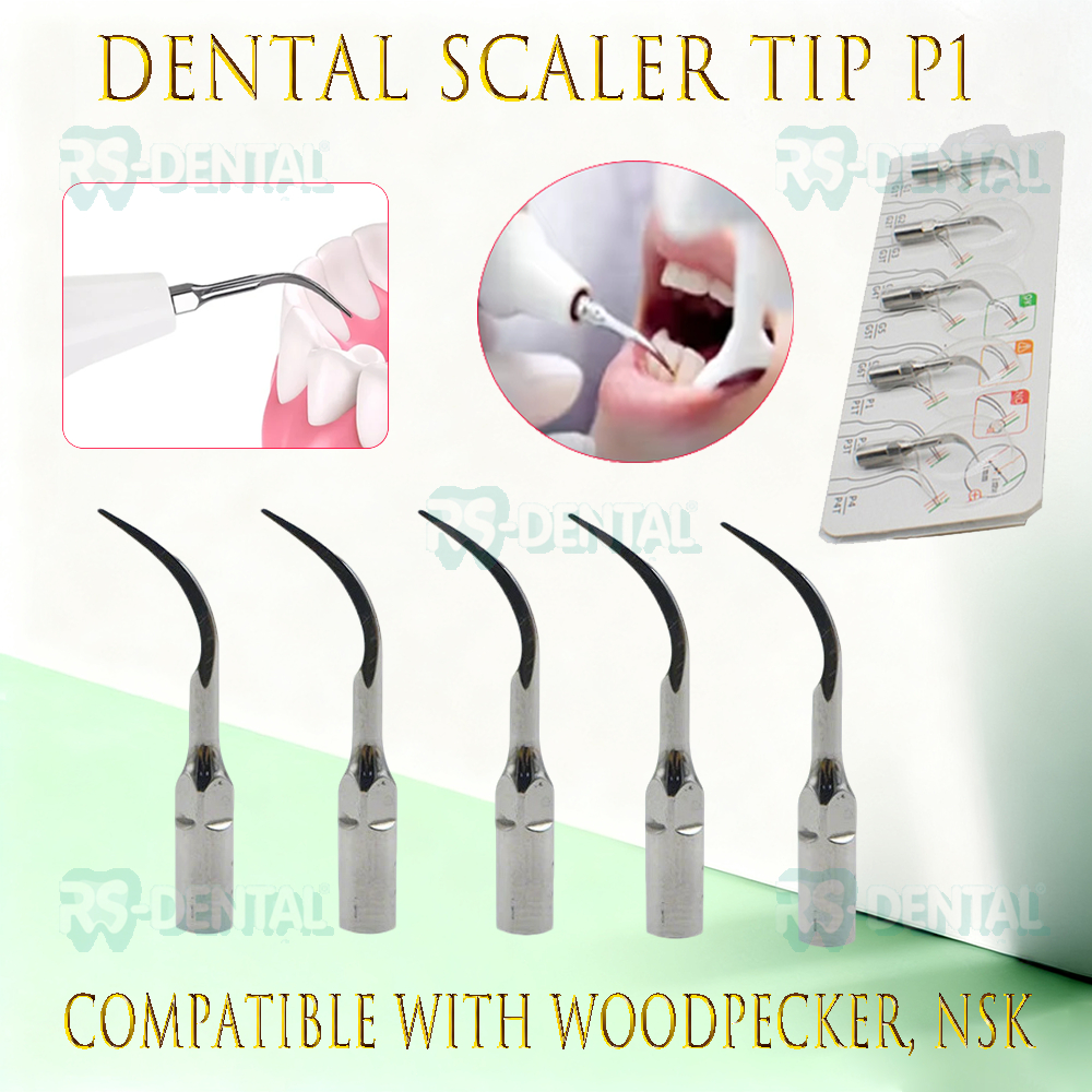 Dental Scaller Scalling Scaling Scaler Tip P1 Dental Tip Scaler Endo Endodontic Woodpecker EMS – Isi