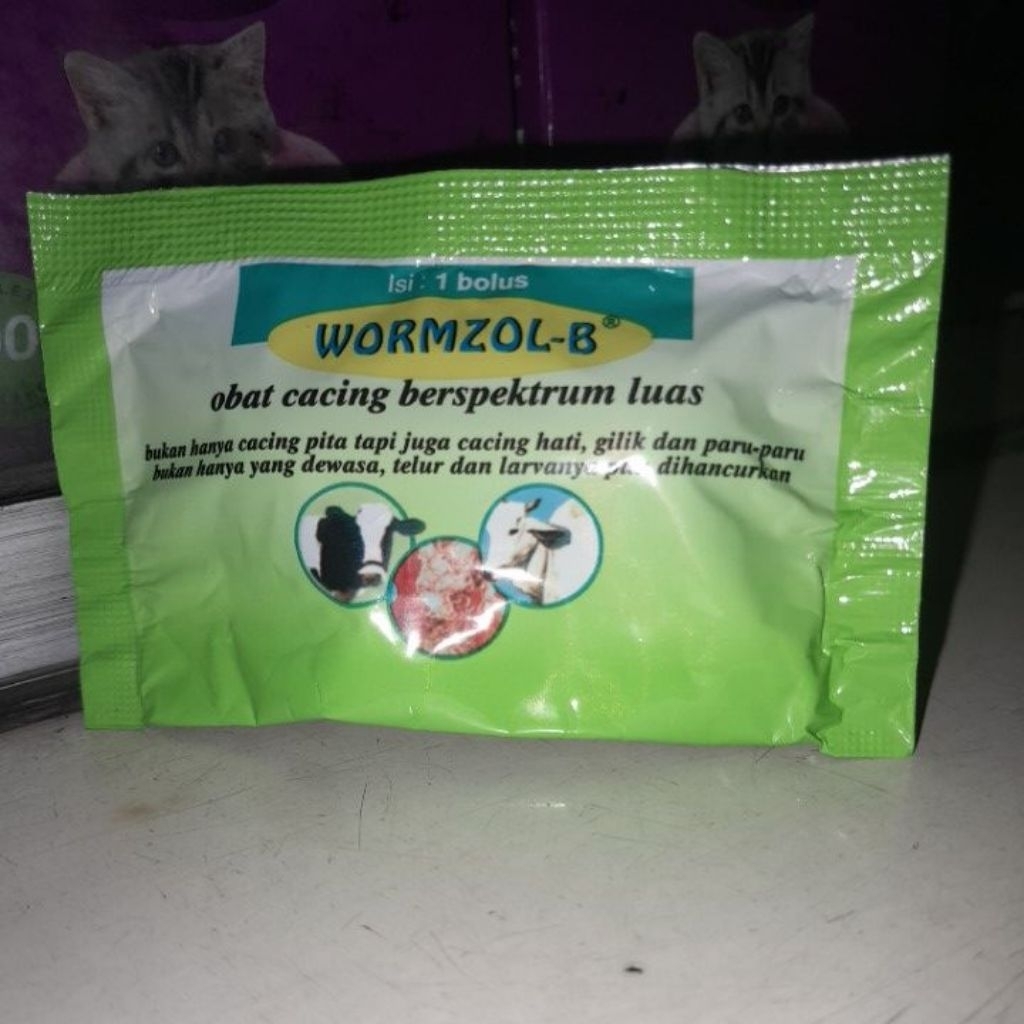 WORMZOL-B 1 bolus - Obat Cacing Hewan