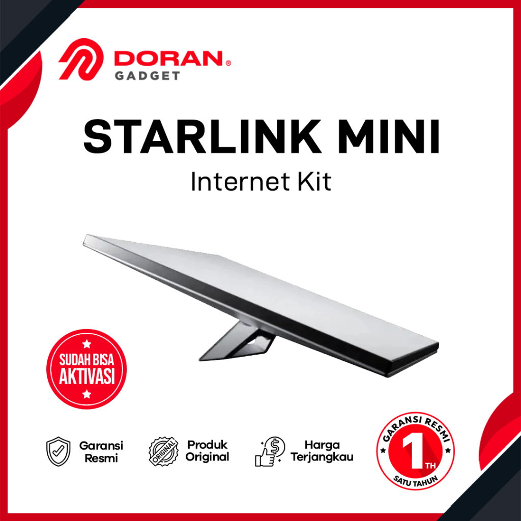 Starlink MIni Kit Portable Modem Router Satelit Internet Wifi KIT - Garansi Resmi