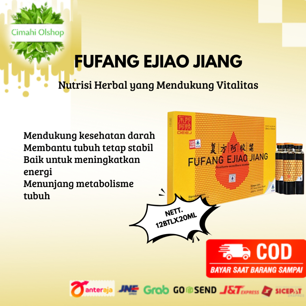 Fufang Ejiao Jiang Obat Anemia DBD Trombosit